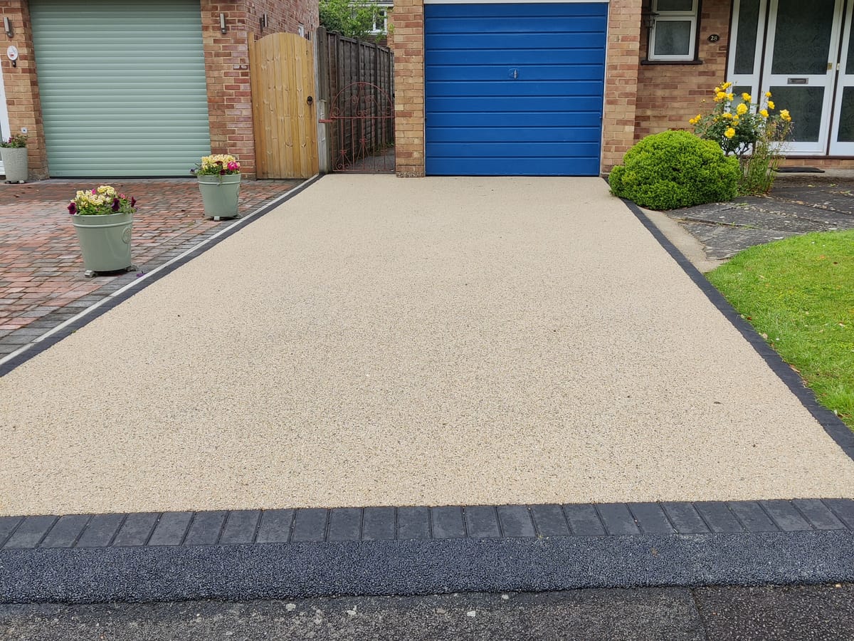 Resin bound driveway