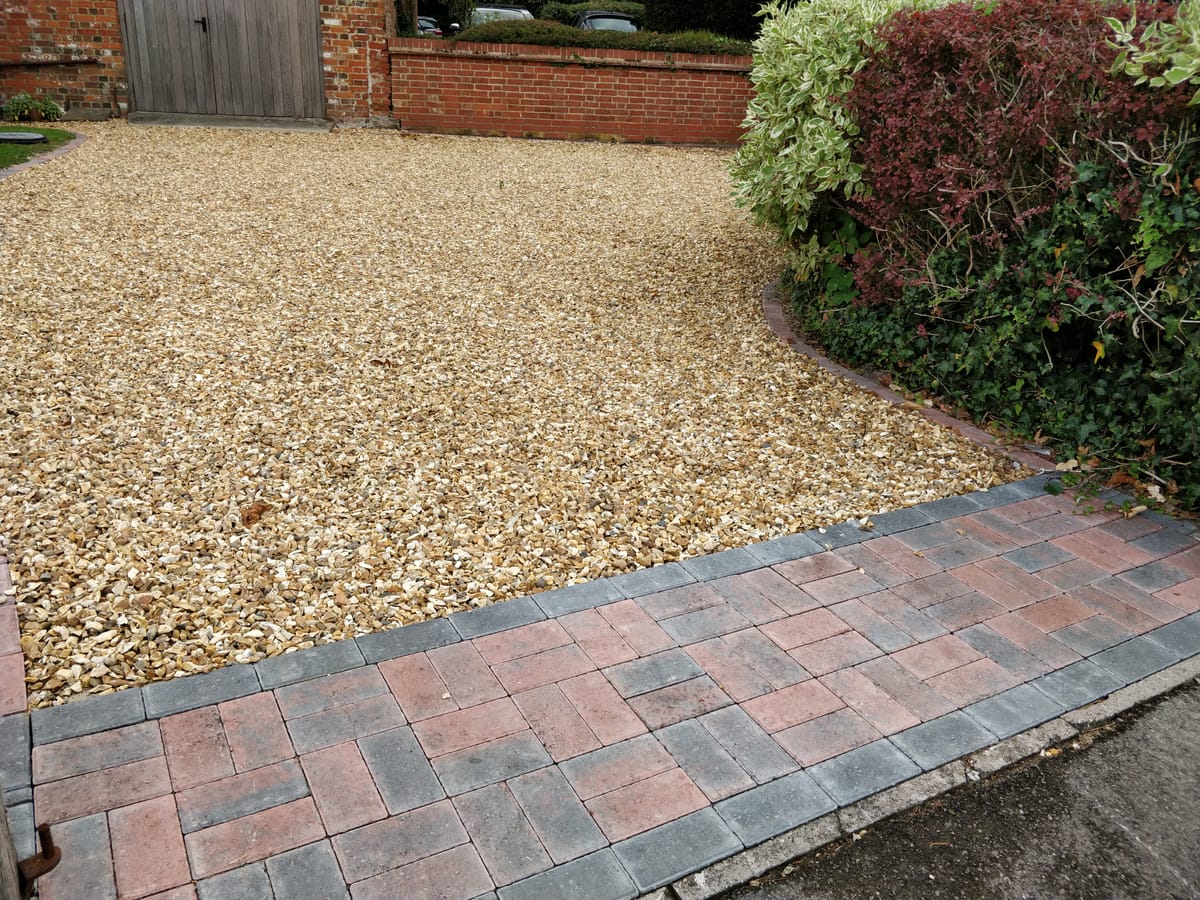 Gravel driveway
